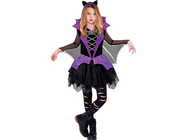 miss battiness vampire halloween costume for girls large with included accessories by amscan