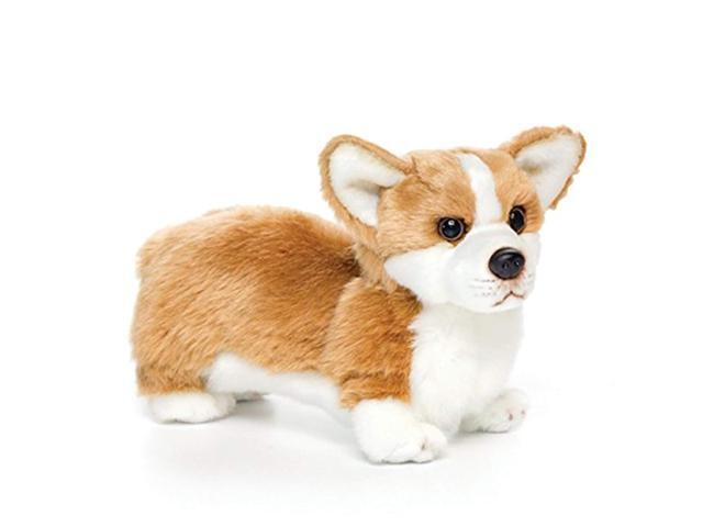 nat and jules standing small corgi dog children's plush stuffed animal toy