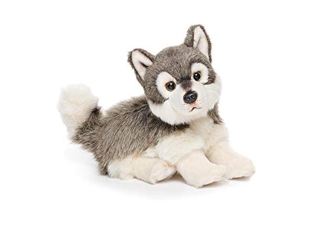 small wolf friend wispy charcoal children's plush stuffed animal toy