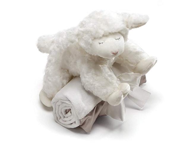 baby gund winky lamb with white blanket stuffed plush set of 2 7'