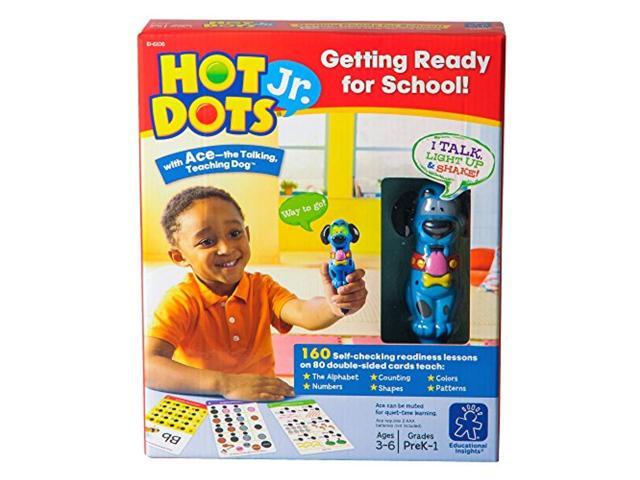 educational insights hot dots jr getting ready for school set: 160 school readiness lessons!