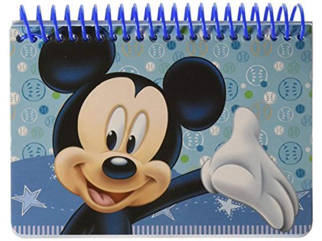 disney mickey autograph book - light blue