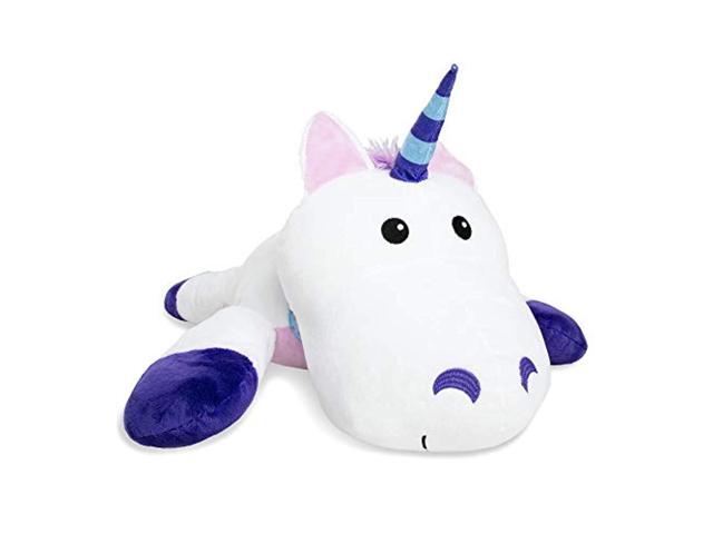 melissa & doug cuddle unicorn jumbo plush stuffed animal with activity card (great gift for girls and boys - best for all ages)