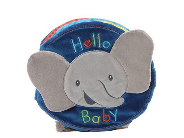 baby gund flappy the elephant soft activity sensory stimulating book 8'