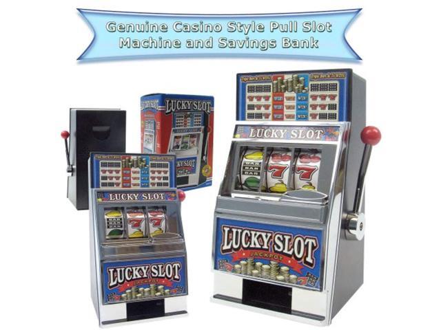 trademark poker 10-41040 play the game lucky slot machine bank