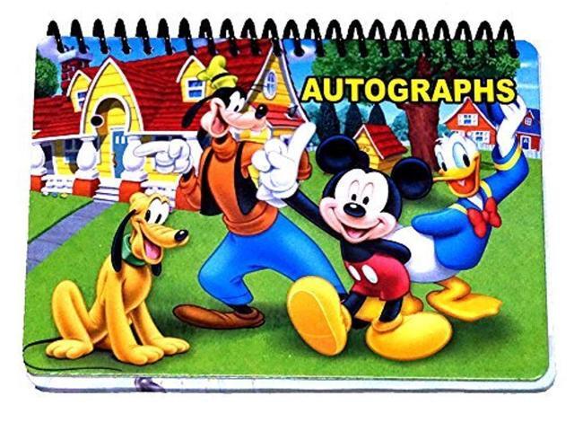 disney mickey and the gang autograph book