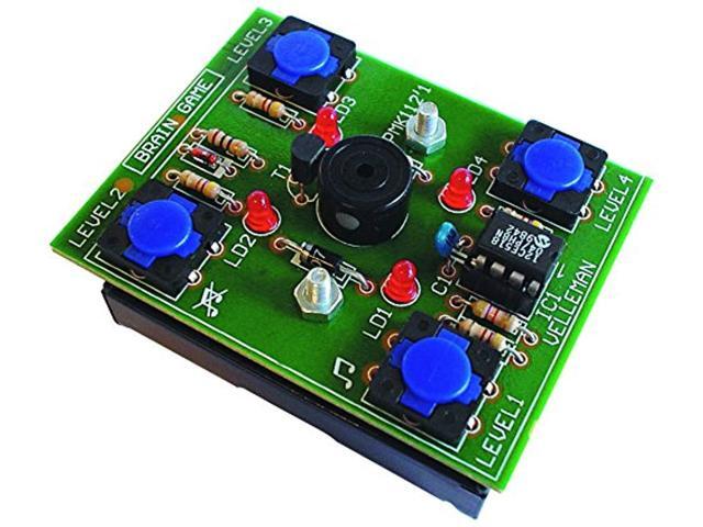 brain game minikit - mk112 by velleman entry skill level soldering project