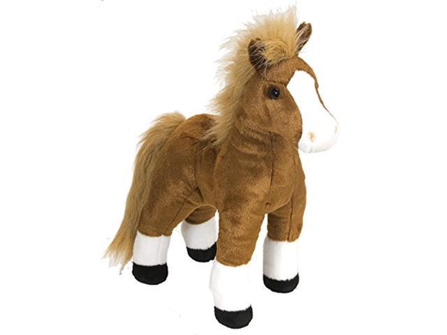 wild republic horse plush stuffed animal plush toy gifts for kids cuddlekins brown 12 inches