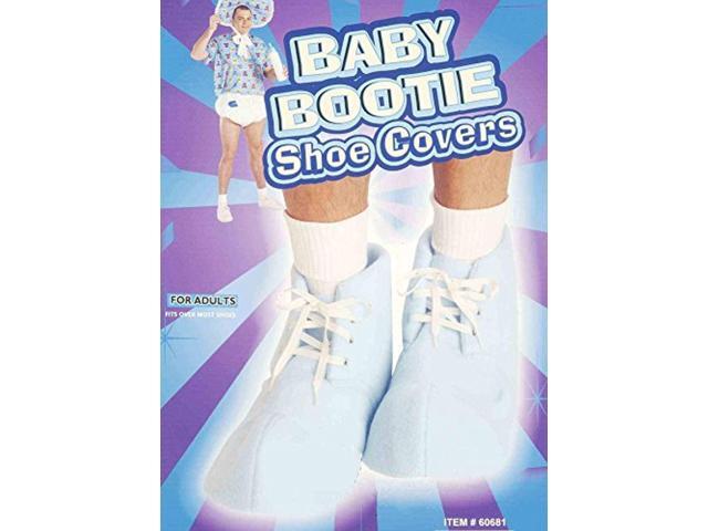 forum novelties baby bootie shoe covers - blue