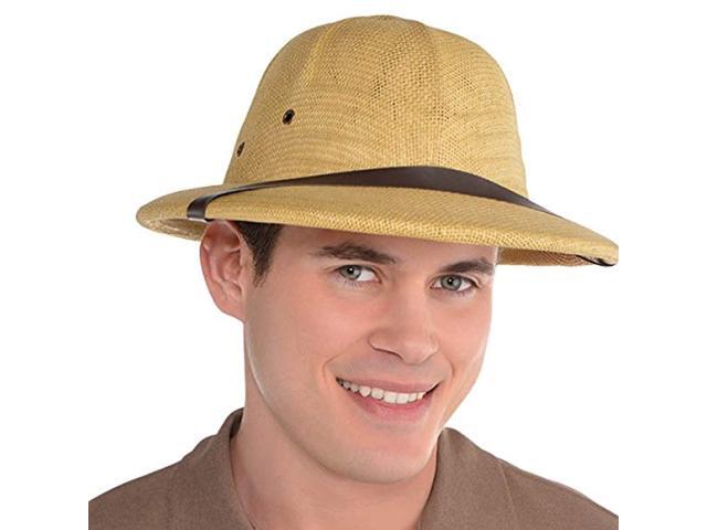 amscan straw hat halloween costume accessories one size