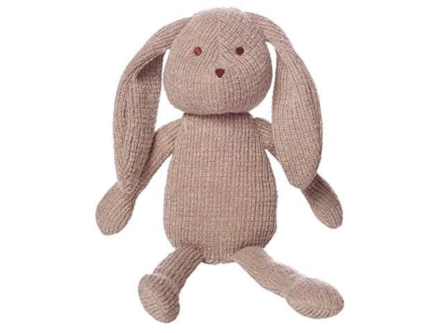 manhattan toy clover knit fabric bunny stuffed animal 8'