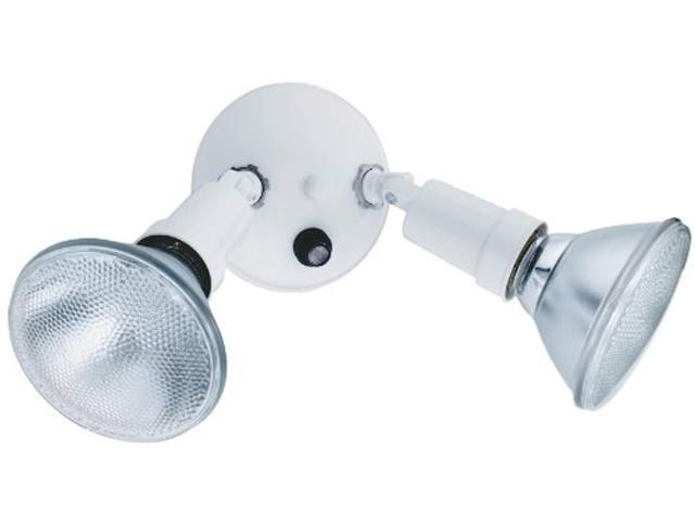 lithonia lighting ofth 300pr 120 p wh-m12 adjustable twin par holder with dusk-to-dawn 120 volts 240 watts white