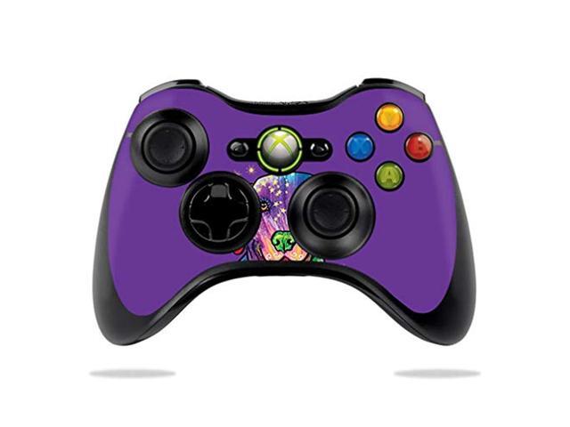 mightyskins skin compatible with microsoft xbox 360 controller - golden retriever rainbow protective durable and unique vin