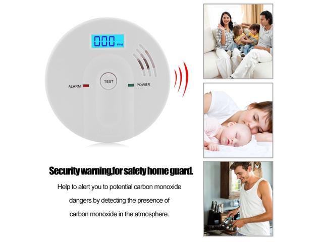Wireless Home House Security Warning High Sensitive Real-Time LCD Display Carbon Monoxide Alarm Sensor 808