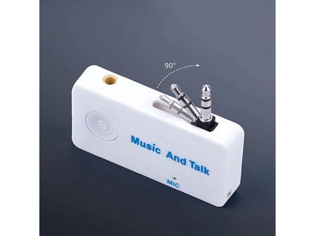Wireless Bluetooth Car Receiver Adapter 35mm Audio Stereo Music Home Mic