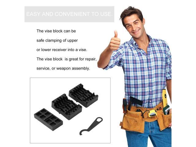 Practical Four In One Portable 223 556 Upper & Lower Vise Block Tool Accessories Kit Best Helper For You Black