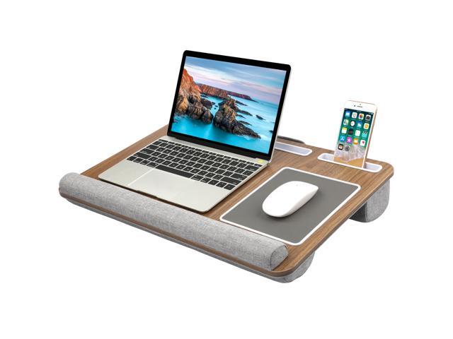 HUANUO Lap Desk - Fits up to 17 inches Laptop Desk Built in Mouse Pad & Wrist Pad for Notebook MacBook Tablet Laptop Stand with Tablet Pen & 