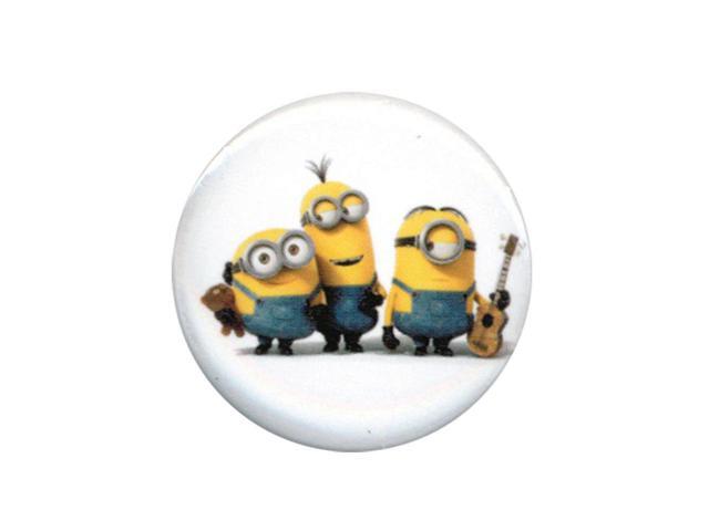 Despicable Me Minions Group Teddy 125 Inch Button