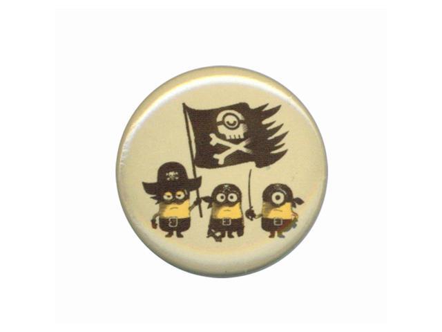 Despicable Me Minions Pirate Drawing 125 Inch Button