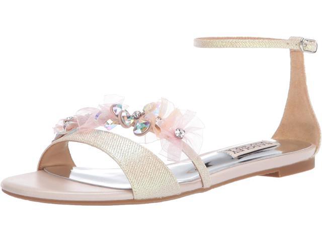 Badgley Mischka Women's Candace Flat Sandal 85