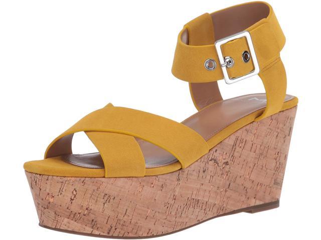 UPC 884085417751 product image for Marc Fisher Womens Cacie Suede Wedge Platform Sandals 7 | upcitemdb.com