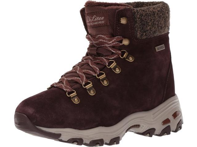 Skechers Women's D'Lites-Short Lace up Winter Boot 6