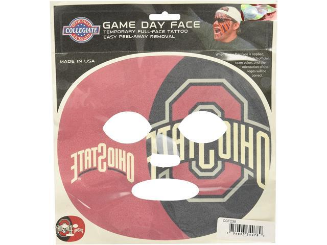 Siskiyou NCAA Game Day Face Temporary Tattoo Large