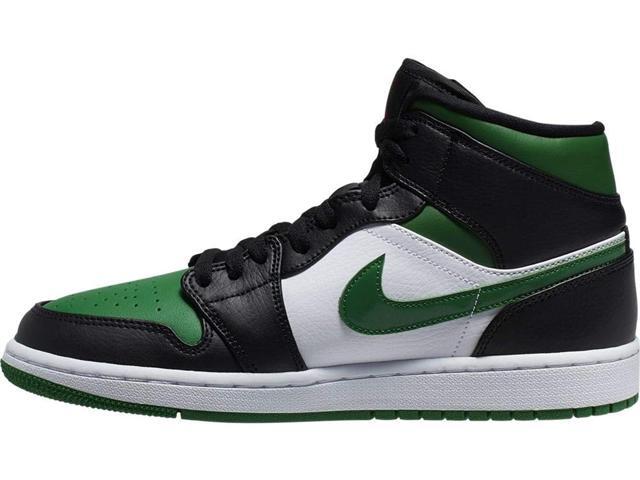 Nike Jordan Mens Air Jordan 1 Mid Leather Synthetic Trainers