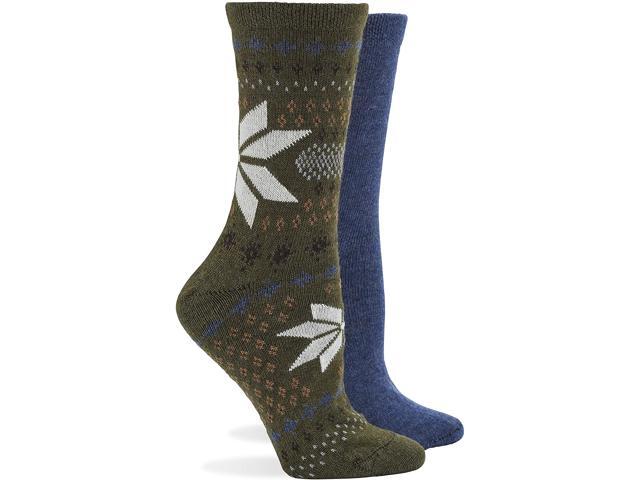 HUE womens Boot Sock 2 Pair Pack One Size