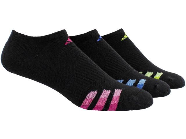 adidas Women's Cushioned No Show Socks (3-Pack) Medium