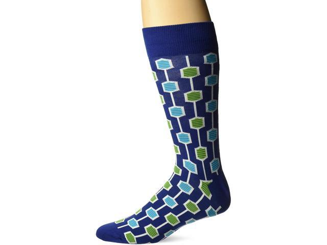 Hot Sox mens Novelty Geometric Pattern Crew Socks Shoe Size: 6-12