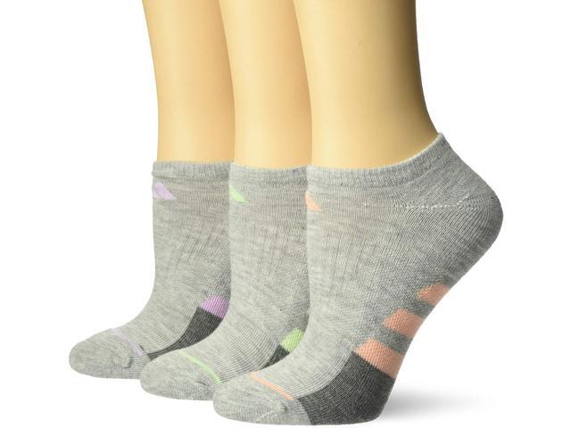adidas Women's Cushioned No Show Socks (3-Pack) Medium