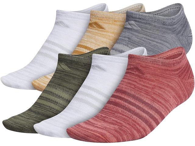 adidas Women's Superlite No Show Socks (6-pair) Medium