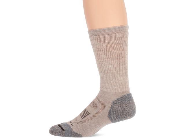 Merrell mens 1 Pack Zoned Crew Hiker Socks Shoe Size: 9-12