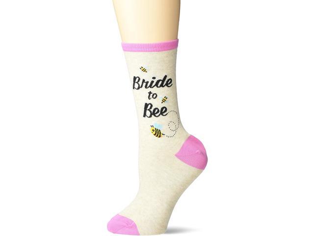 Hot Sox Women's Wedding Bliss Novelty Casual Crew Shoe Size: 4-10