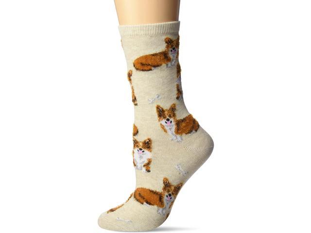 Hot Sox womens Animal Series Novelty Casual Crew Socks Shoe Size: 4-10
