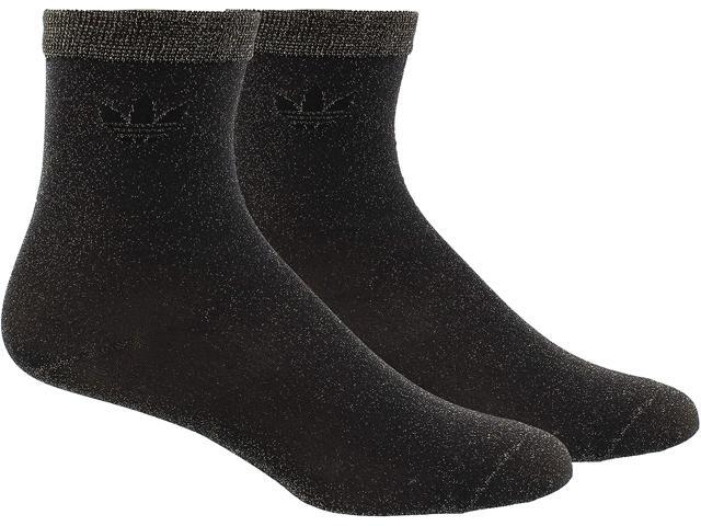adidas Women's Orig Lurex Ankle Single Quarter Socks Medium