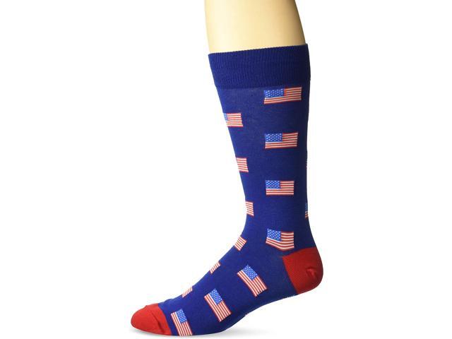 Hot Sox mens Conversation Starter Novelty Casual Crew Socks Shoe Size: 6-12