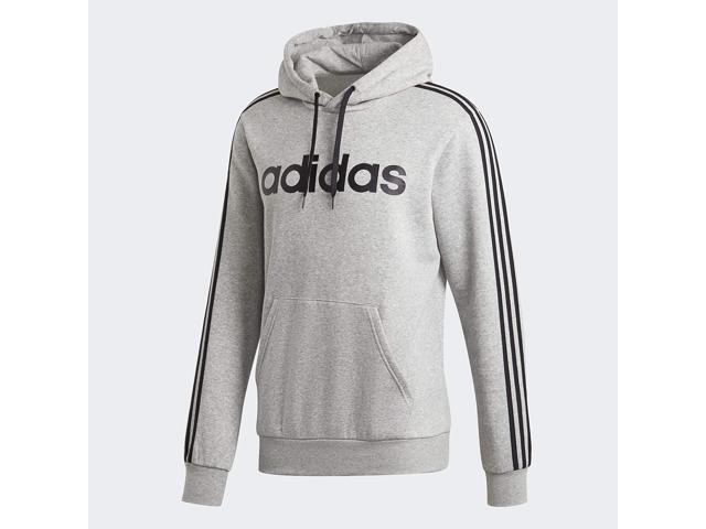 adidas Men's Essentials 3-Stripes Pullover Hoodie Large