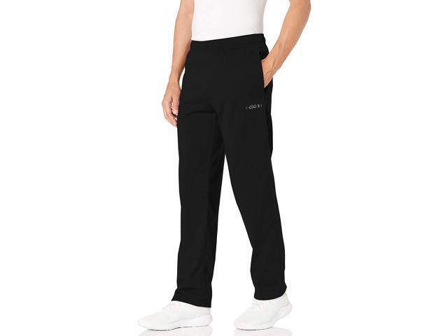 adidas Men's 3-Stripes Essentials Regular Tricot Open Pants X-Large