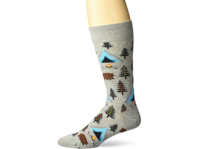 Hot Sox Men's The Great Outdoors Novelty Crew Socks Shoe Size: 6-12