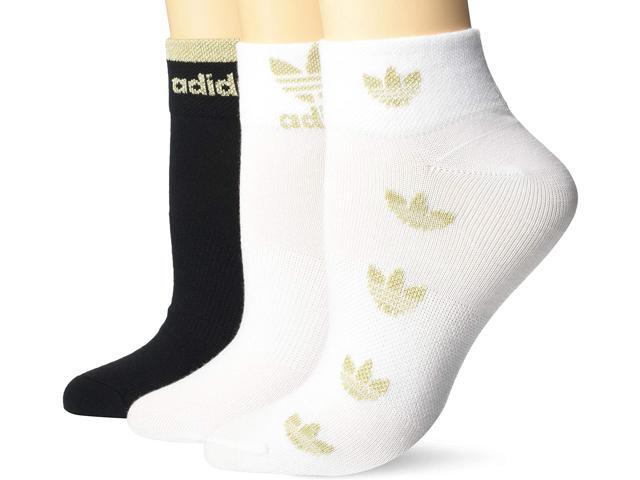 adidas Originals womens Shortie Ankle Low Quarter Socks (3-pair) Medium