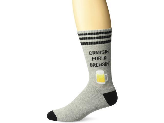 Hot Sox Men's Food and Booze Novelty Casual Crew Shoe Size: 6-12