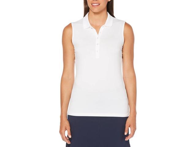 Callaway Core Solid Micro Hex Sleeveless Polo 1X