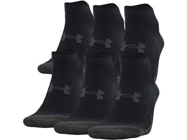 Under Armour Adult Performance Tech Low Cut Socks 6-pairs Shoe Size: 13-16