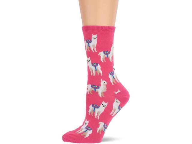 Hot Sox womens Animal Series Novelty Casual Crew Socks Shoe Size: 4-10