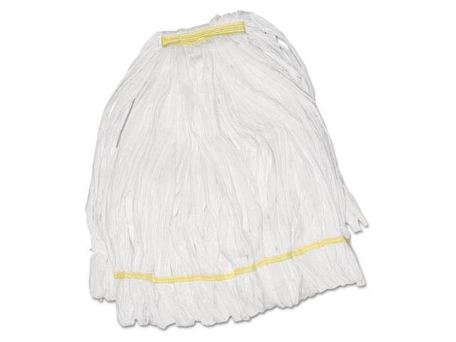 Mop Head Looped Enviro Clean With Tailband Large White 12/Carton