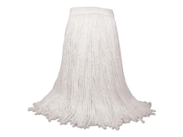 Mop Head Premium Saddleback Head Rayon Fiber 24-Oz White 12/Carton