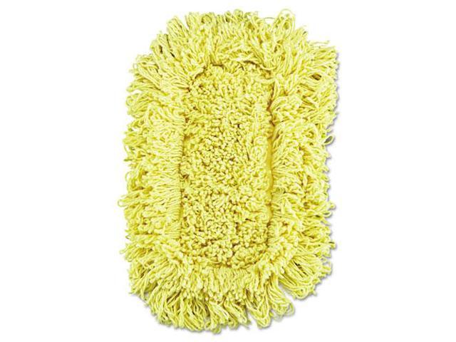 Trapper Looped-End Dust Mop Head 12 x 5 Yellow 12/Carton