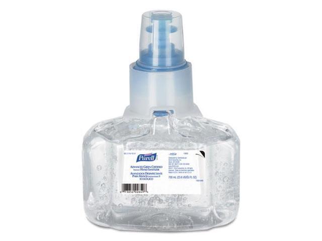 Purell 1303-03 Advanced Green Certified Instant Hand Sanitizer Gel 700mL Refill Unscented 1 Each